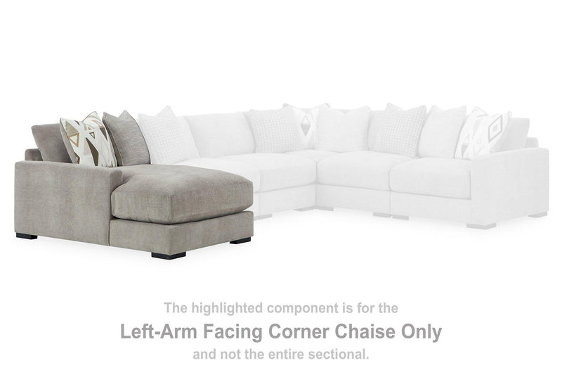 Aslan Court Sectional with Chaise - Theo's Factory Direct Mattress & Furniture (Columbus, OH)