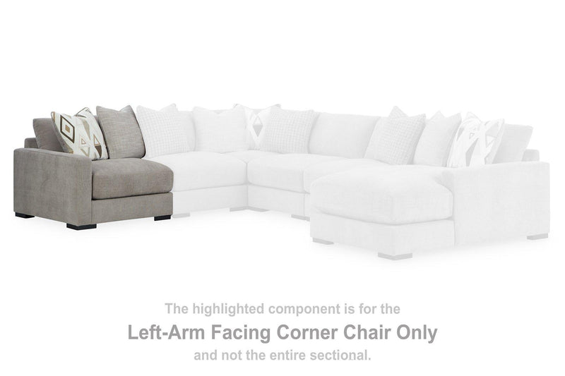 Aslan Court Sectional with Chaise - Theo's Factory Direct Mattress & Furniture (Columbus, OH)