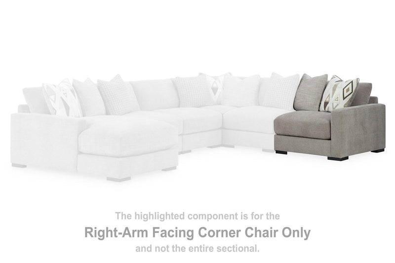 Aslan Court Sectional with Chaise - Theo's Factory Direct Mattress & Furniture (Columbus, OH)