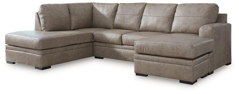 Amuleto Sectional with Chaise - Theo's Factory Direct Mattress & Furniture (Columbus, OH)