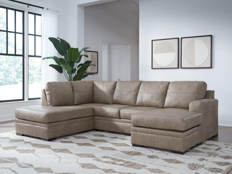 Amuleto Sectional with Chaise - Theo's Factory Direct Mattress & Furniture (Columbus, OH)
