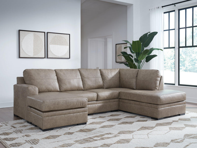 Amuleto Sectional with Chaise - Theo's Factory Direct Mattress & Furniture (Columbus, OH)