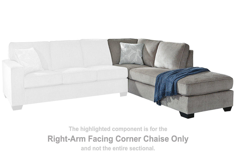 Altari Sectional with Chaise - Theo's Factory Direct Mattress & Furniture (Columbus, OH)