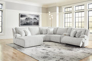 Top Tier Reclining Sectional with Chaise - Theo's Factory Direct Mattress & Furniture (Columbus, OH)