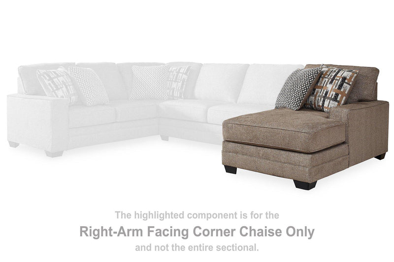 Cannonbrook Sectional with Chaise - Theo's Factory Direct Mattress & Furniture (Columbus, OH)