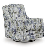 Dustinford Swivel Glider Accent Chair - Theo's Factory Direct Mattress & Furniture (Columbus, OH)