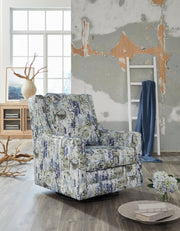 Dustinford Swivel Glider Accent Chair - Theo's Factory Direct Mattress & Furniture (Columbus, OH)
