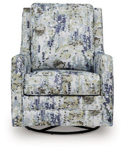Dustinford Swivel Glider Accent Chair - Theo's Factory Direct Mattress & Furniture (Columbus, OH)
