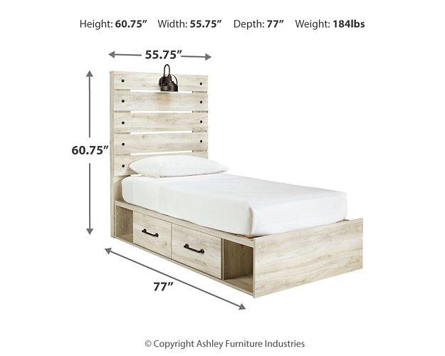 Cambeck Bed with 2 Storage Drawers - Theo's Factory Direct Mattress & Furniture (Columbus, OH)