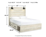 Cambeck Bed with 2 Storage Drawers - Theo's Factory Direct Mattress & Furniture (Columbus, OH)