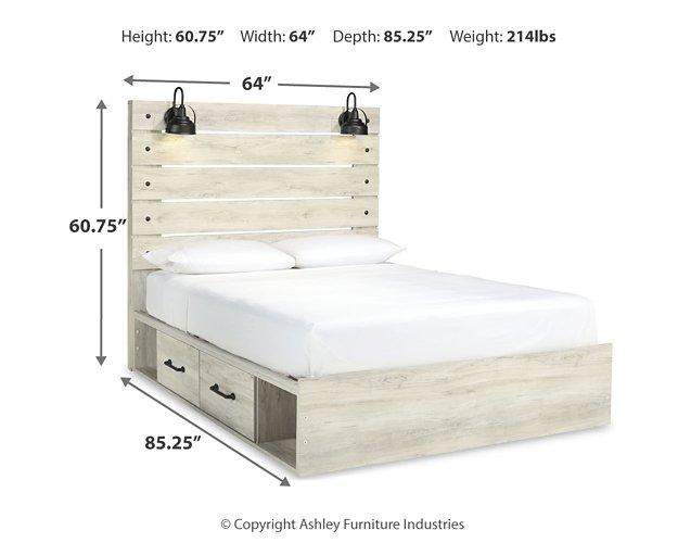 Cambeck Bed with 2 Storage Drawers - Theo's Factory Direct Mattress & Furniture (Columbus, OH)