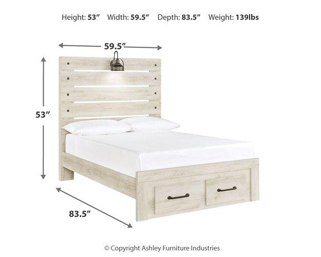 Cambeck Bed with 2 Storage Drawers - Theo's Factory Direct Mattress & Furniture (Columbus, OH)