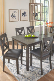 Caitbrook Dining Table and Chairs (Set of 7) - Theo's Factory Direct Mattress & Furniture (Columbus, OH)