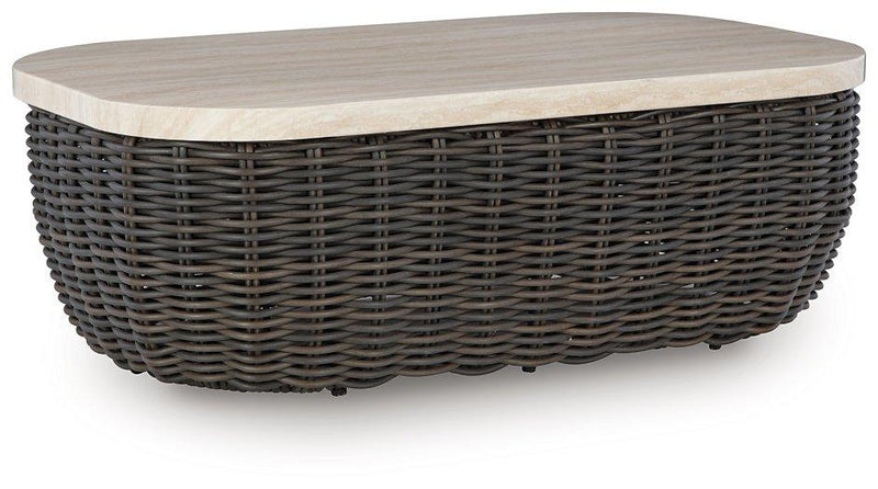 Kimora Outdoor Coffee Table - Theo's Factory Direct Mattress & Furniture (Columbus, OH)