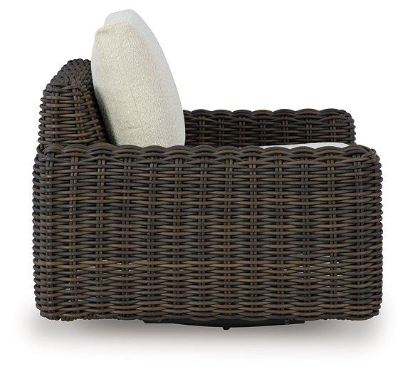 Kimora Outdoor Swivel Lounge Chair - Theo's Factory Direct Mattress & Furniture (Columbus, OH)