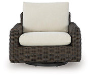 Kimora Outdoor Swivel Lounge Chair - Theo's Factory Direct Mattress & Furniture (Columbus, OH)