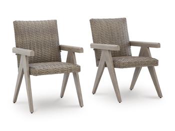 Cliff Trails Outdoor Arm Chair (Set of 2) - Theo's Factory Direct Mattress & Furniture (Columbus, OH)