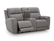 5Z-Comfort Power Reclining Loveseat with Console - Theo's Factory Direct Mattress & Furniture (Columbus, OH)