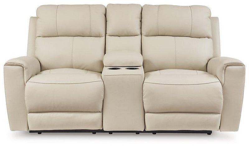 Dahlmoore Power Reclining Loveseat with Console - Theo's Factory Direct Mattress & Furniture (Columbus, OH)