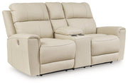 Dahlmoore Power Reclining Loveseat with Console - Theo's Factory Direct Mattress & Furniture (Columbus, OH)