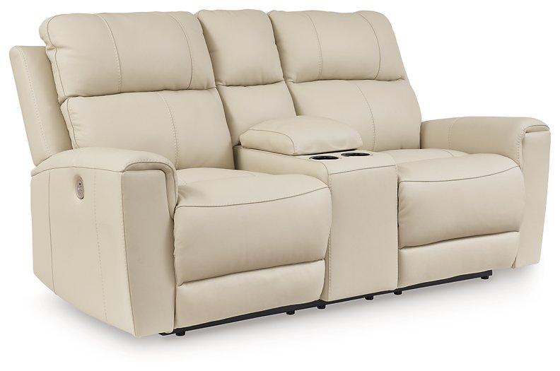 Dahlmoore Power Reclining Loveseat with Console - Theo's Factory Direct Mattress & Furniture (Columbus, OH)