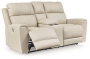 Dahlmoore Power Reclining Loveseat with Console - Theo's Factory Direct Mattress & Furniture (Columbus, OH)