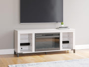 Brollevi 60" TV Stand with Electric Fireplace - Theo's Factory Direct Mattress & Furniture (Columbus, OH)