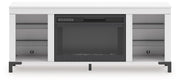 Brollevi 60" TV Stand with Electric Fireplace - Theo's Factory Direct Mattress & Furniture (Columbus, OH)