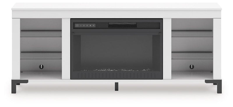 Brollevi 60" TV Stand with Electric Fireplace - Theo's Factory Direct Mattress & Furniture (Columbus, OH)