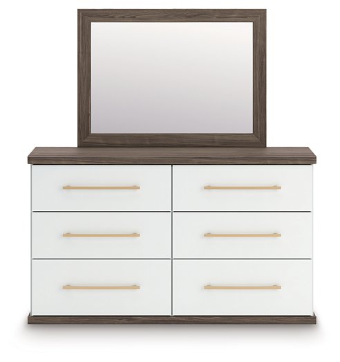 Kendanport Dresser and Mirror - Theo's Factory Direct Mattress & Furniture (Columbus, OH)