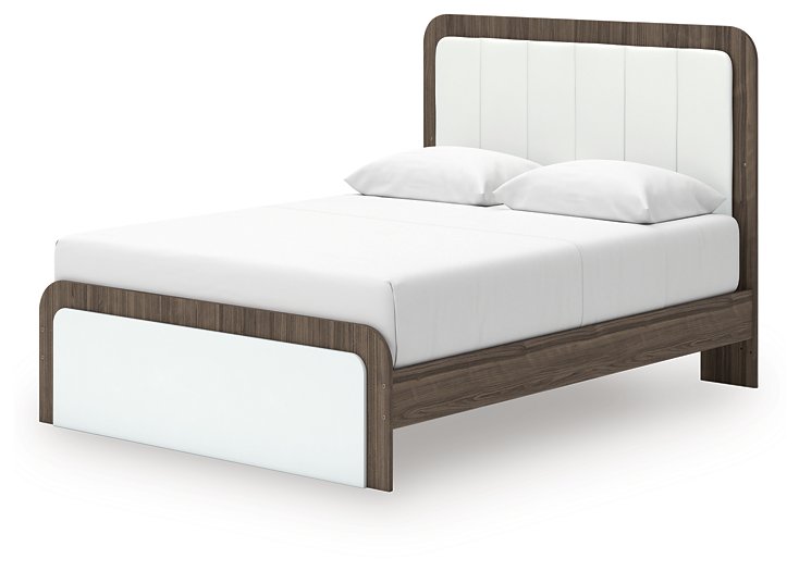 Kendanport Upholstered Bed - Theo's Factory Direct Mattress & Furniture (Columbus, OH)