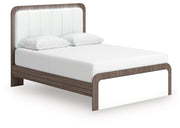 Kendanport Upholstered Bed - Theo's Factory Direct Mattress & Furniture (Columbus, OH)