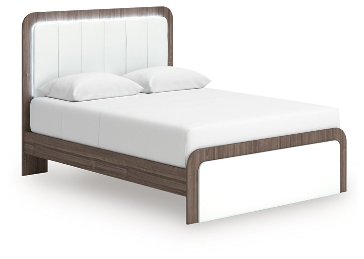 Kendanport Upholstered Bed - Theo's Factory Direct Mattress & Furniture (Columbus, OH)