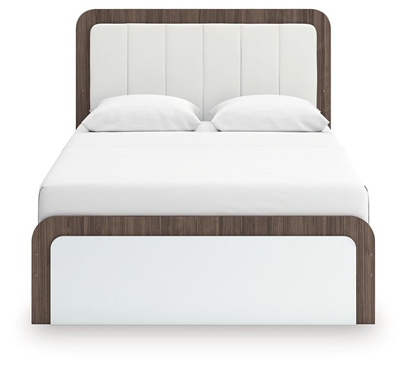 Kendanport Upholstered Bed - Theo's Factory Direct Mattress & Furniture (Columbus, OH)