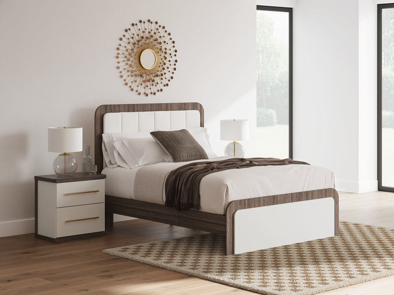 Kendanport Upholstered Bed - Theo's Factory Direct Mattress & Furniture (Columbus, OH)