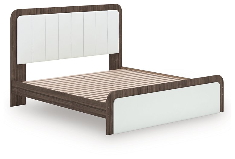 Kendanport Upholstered Bed - Theo's Factory Direct Mattress & Furniture (Columbus, OH)