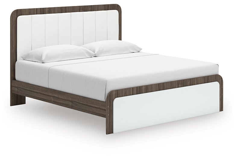 Kendanport Upholstered Bed - Theo's Factory Direct Mattress & Furniture (Columbus, OH)
