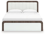 Kendanport Upholstered Bed - Theo's Factory Direct Mattress & Furniture (Columbus, OH)