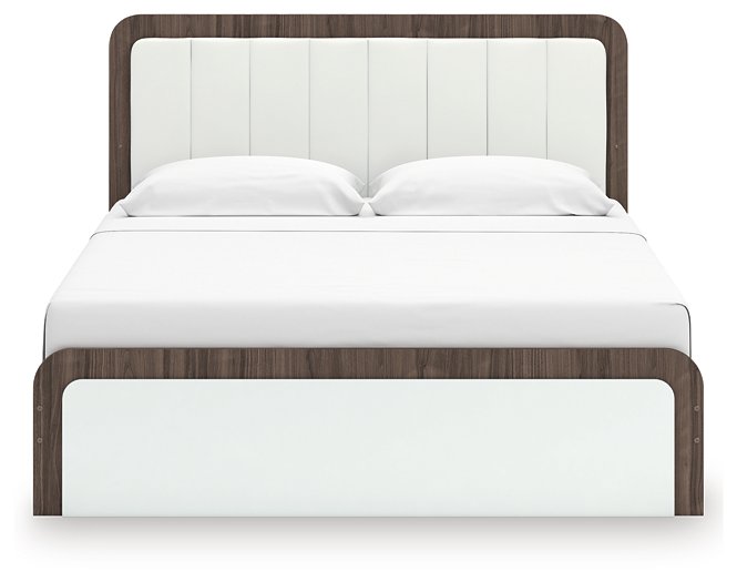 Kendanport Upholstered Bed - Theo's Factory Direct Mattress & Furniture (Columbus, OH)