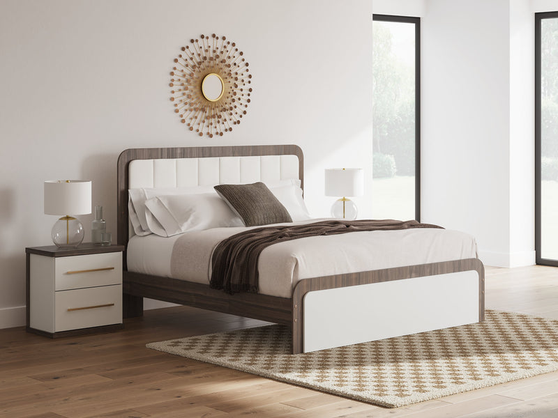 Kendanport Upholstered Bed - Theo's Factory Direct Mattress & Furniture (Columbus, OH)