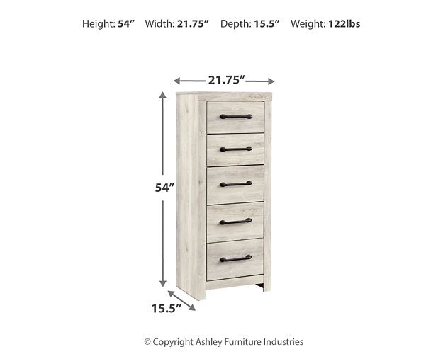 Cambeck Narrow Chest of Drawers - Theo's Factory Direct Mattress & Furniture (Columbus, OH)