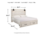 Cambeck Bed with 2 Storage Drawers - Theo's Factory Direct Mattress & Furniture (Columbus, OH)