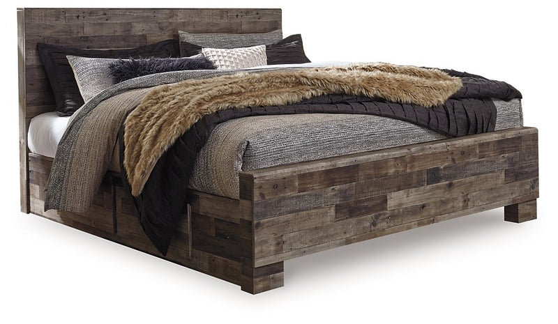 Derekson Bed with 2 Side Storage - Theo's Factory Direct Mattress & Furniture (Columbus, OH)