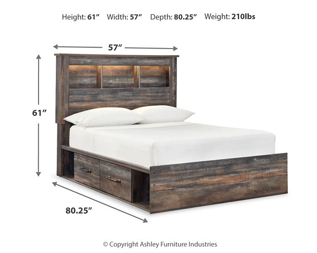 Drystan Youth Bed with 2 Storage Drawers - Theo's Factory Direct Mattress & Furniture (Columbus, OH)