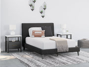 Cadmori Upholstered Bed with Roll Slats - Theo's Factory Direct Mattress & Furniture (Columbus, OH)