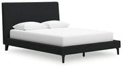 Cadmori Upholstered Bed with Roll Slats - Theo's Factory Direct Mattress & Furniture (Columbus, OH)