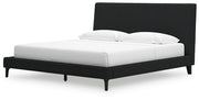 Cadmori Upholstered Bed with Roll Slats - Theo's Factory Direct Mattress & Furniture (Columbus, OH)