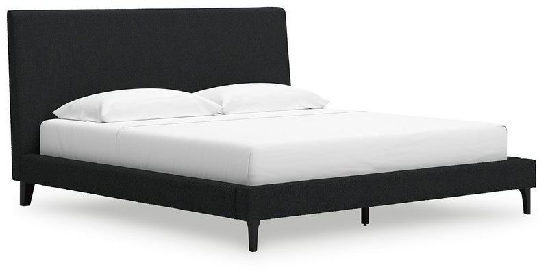 Cadmori Upholstered Bed with Roll Slats - Theo's Factory Direct Mattress & Furniture (Columbus, OH)