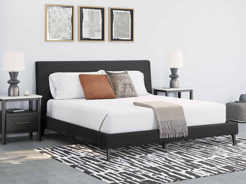 Cadmori Upholstered Bed with Roll Slats - Theo's Factory Direct Mattress & Furniture (Columbus, OH)