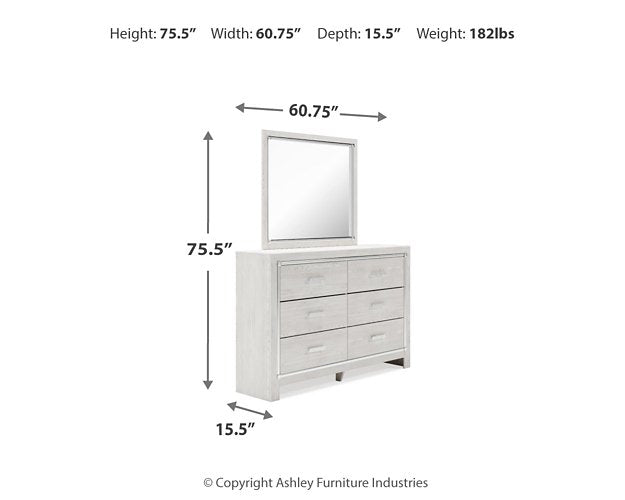 Altyra Dresser and Mirror - Theo's Factory Direct Mattress & Furniture (Columbus, OH)